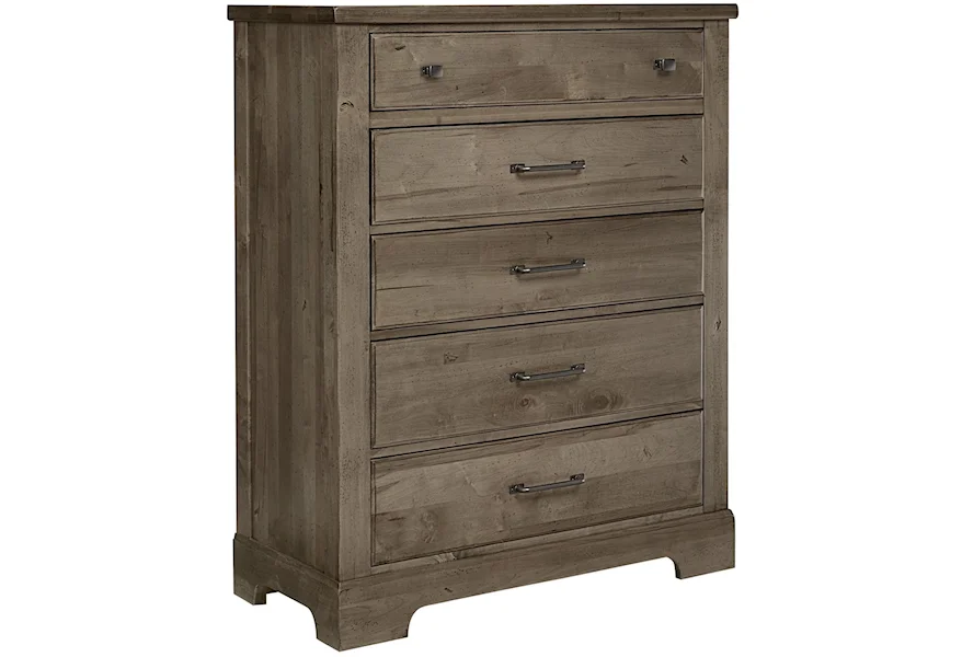Cool Rustic 5-Drawer Chest by Artisan & Post at Esprit Decor Home Furnishings